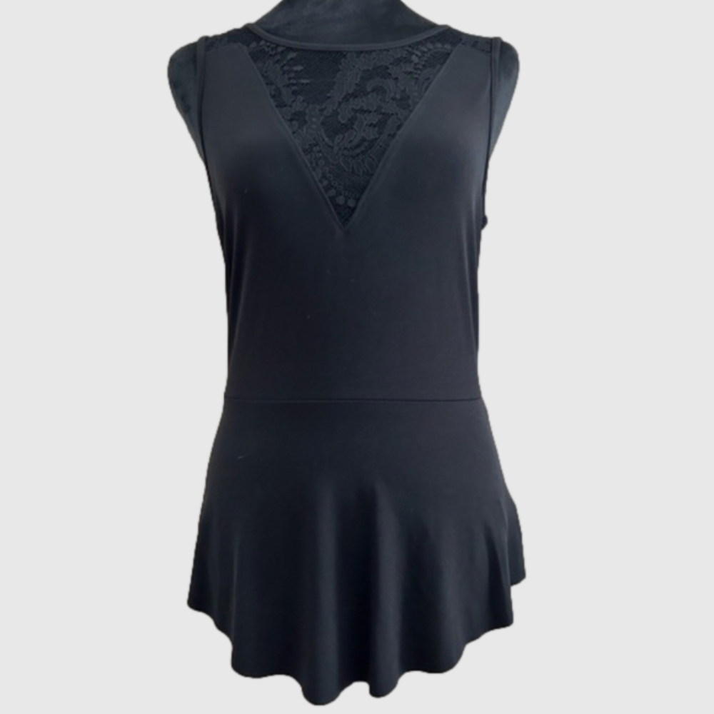 tank top, with flared bottom by Velvet Black S